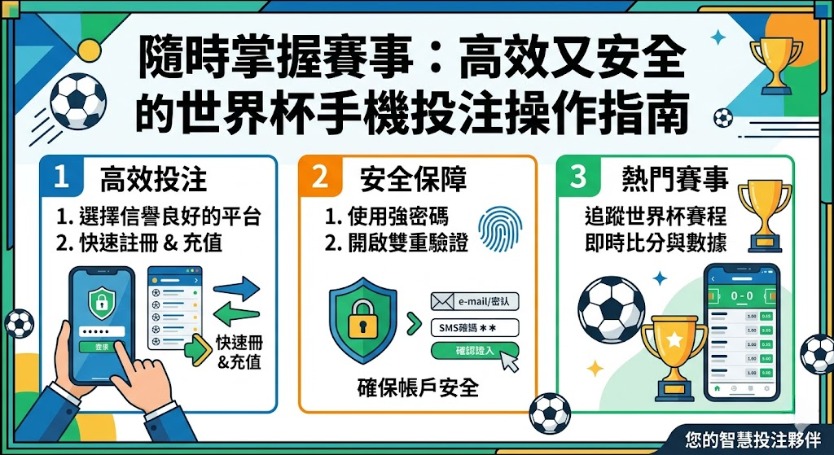 高效又安全的世界杯手機投注操作指南