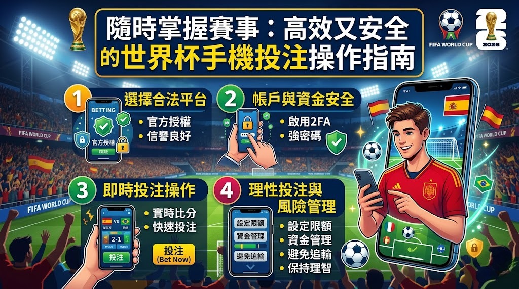 高效又安全的世界杯手機投注操作指南