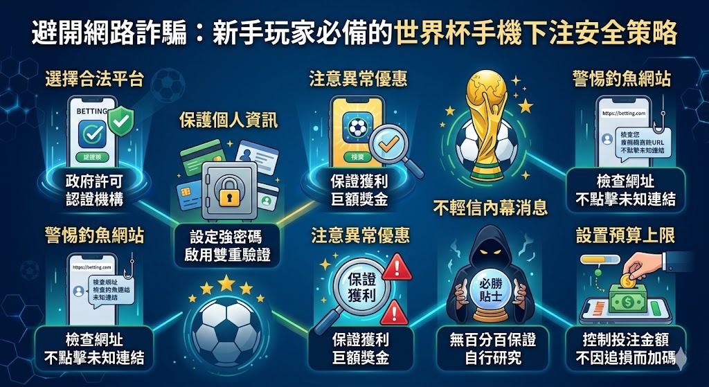新手玩家必備的世界杯手機下注安全策略