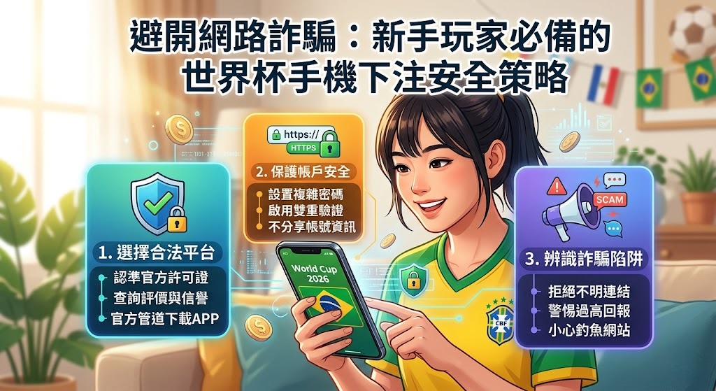 新手玩家必備的世界杯手機下注安全策略